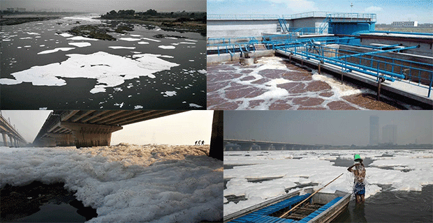 污水產(chǎn)生大量泡沫怎么辦？就用聚醚消泡劑解決